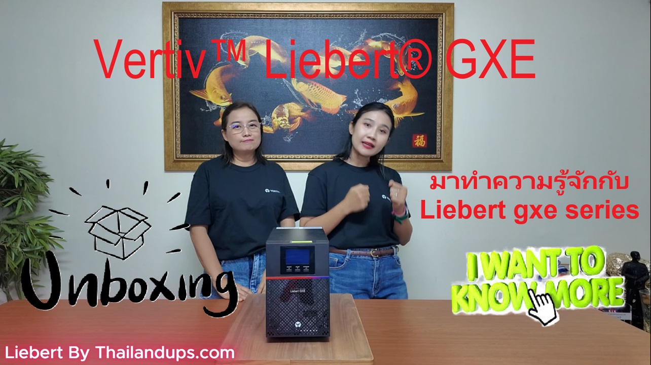 Liebert GXE3 Series เป็นระบบ UPS (Uninterruptible Power Supply) แบบออนไลน์ที่ออกแบบมาเพื่อปกป้องอุปกรณ์อิเล็กทรอนิกส์จากไฟฟ้าขัดข้องและการแปรปรวนของกระแสไฟฟ้า โดยเฉพาะในการใช้งานที่สำคัญ เช่น การใช้ในศูนย์ข้อมูลหรืออุปกรณ์ที่มีความสำคัญต่อธุรกิจของคุณ มาพร้อมกับฟังก์ชันการควบคุมและการตรวจสอบที่ง่ายดายผ่านหน้าจอ LCD และยังสามารถเชื่อมต่อกับระบบจัดการอัจฉริยะเพื่อให้คุณมั่นใจได้ว่าอุปกรณ์ของคุณจะทำงานได้อย่างต่อเนื่องแม้ในช่วงวิกฤต